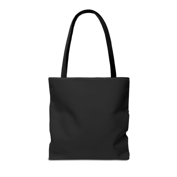 Rolling Paws Tote Bag, Cat Lover Tote, AOP Black Handbag, Funny Pet Accessory, Gift for Cat Mom - Image 6