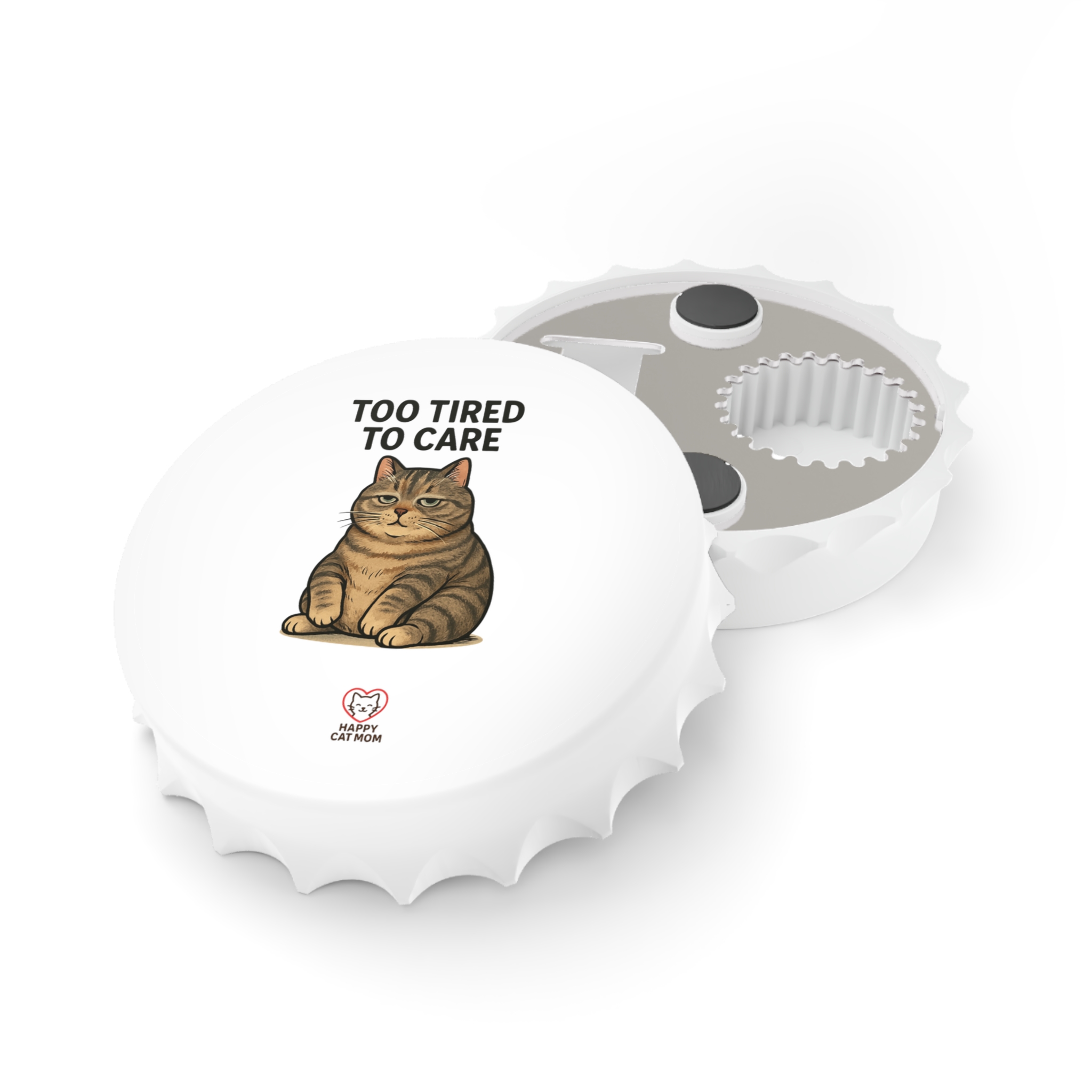 Cat-Themed Bottle Opener, Fun Kitchen Gadget, Pet Lover Gift, Unique Barware for Parties, Funny Cat Decor, My Cat's Cooler Than Your Ex - Image 3