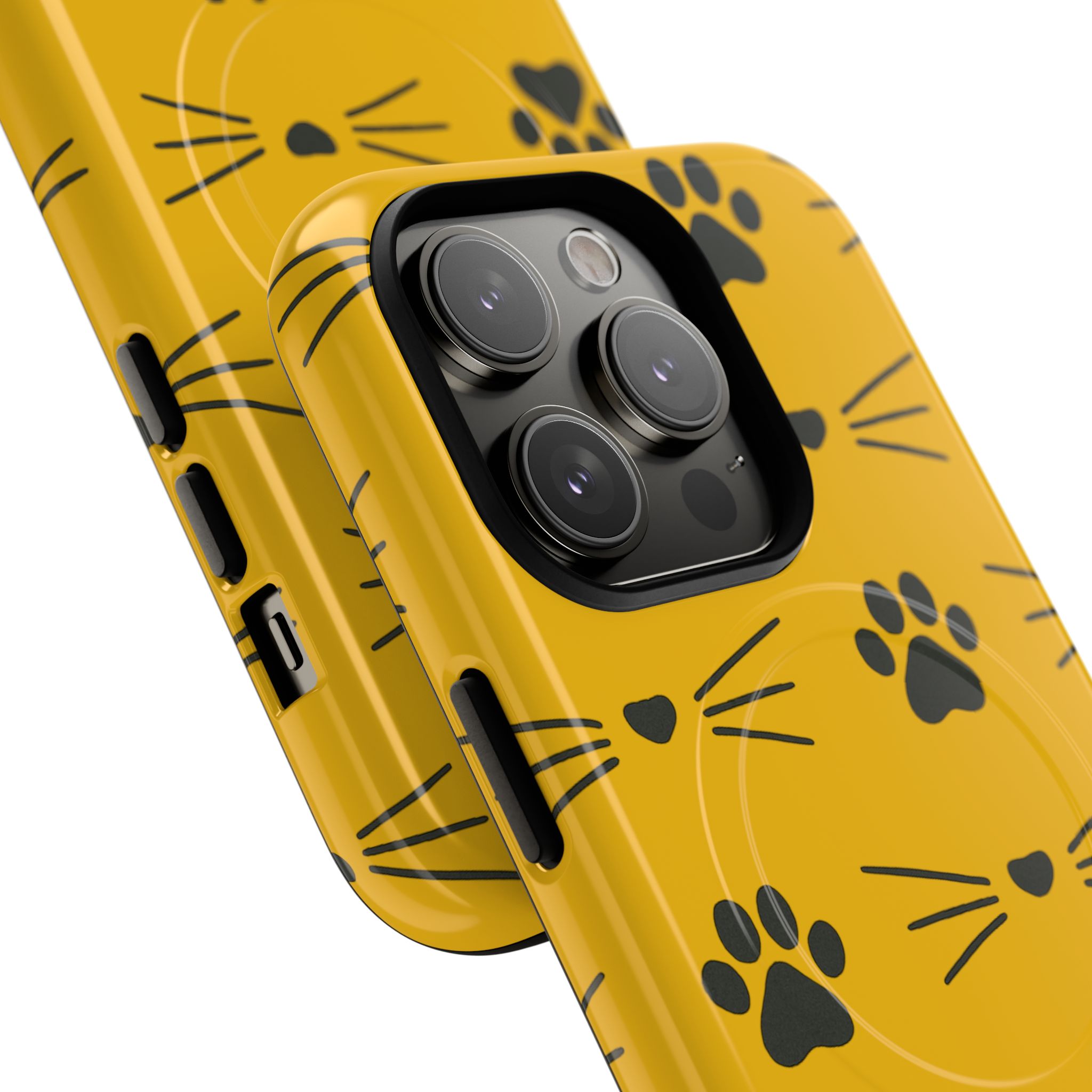Sleek Cat Paw Magnetic Phone Case, Durable Pet Lover Accessory, Trendy Gift for Cat Owners, Protect Your Phone with Style - Image 32