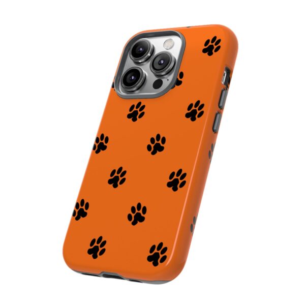 Orange Paw Print Phone Case | Tough Cases | Pet Lover Gift, Animal Print Cases, Unique Phone Cover, Fun Accessories, Birthday Gift - Image 82