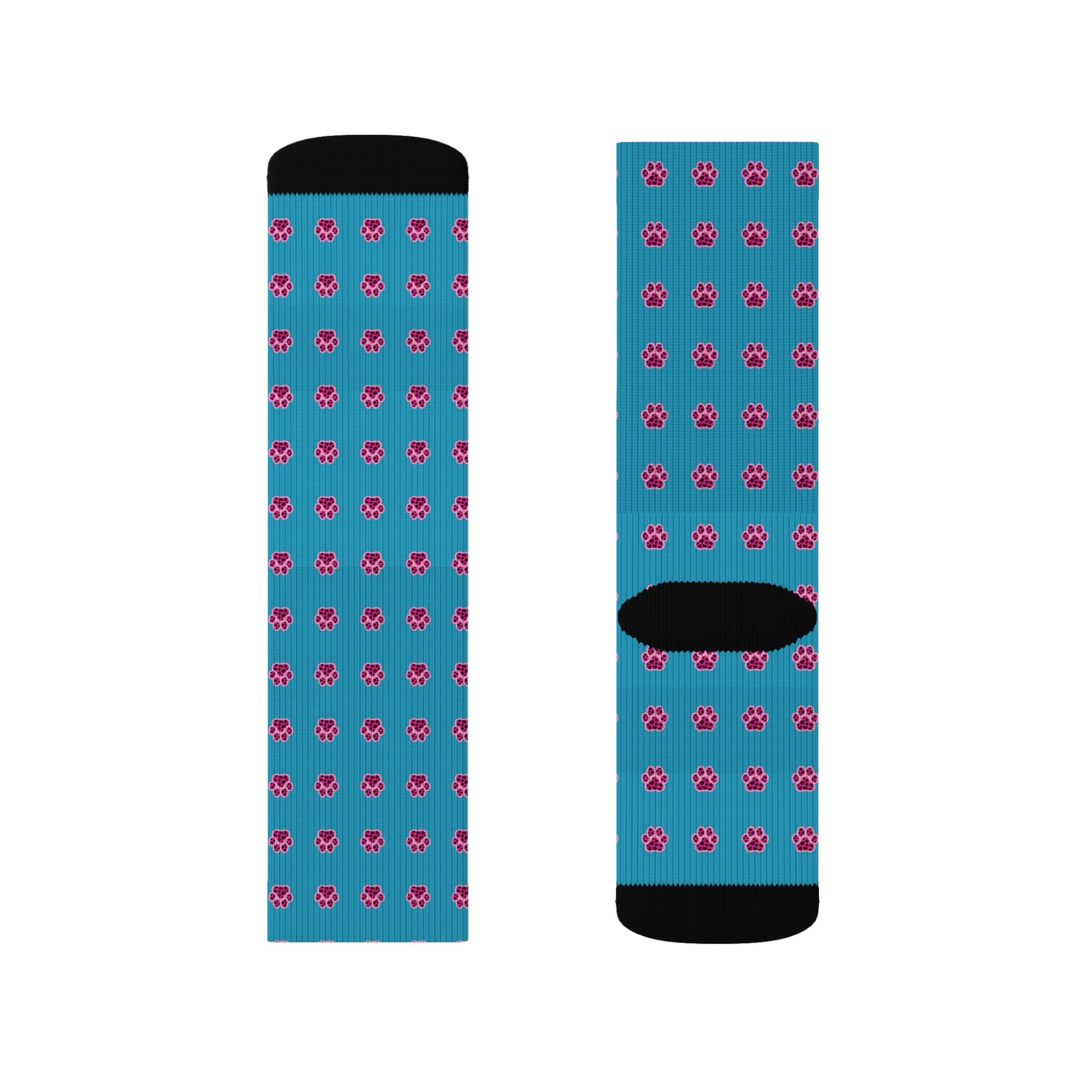 Playful Cat Lover's Sublimation Socks | Cute Meow Patterns | Cozy Gift for Pet Owners | Fun Sock Gift for Holidays, Birthdays - Image 11