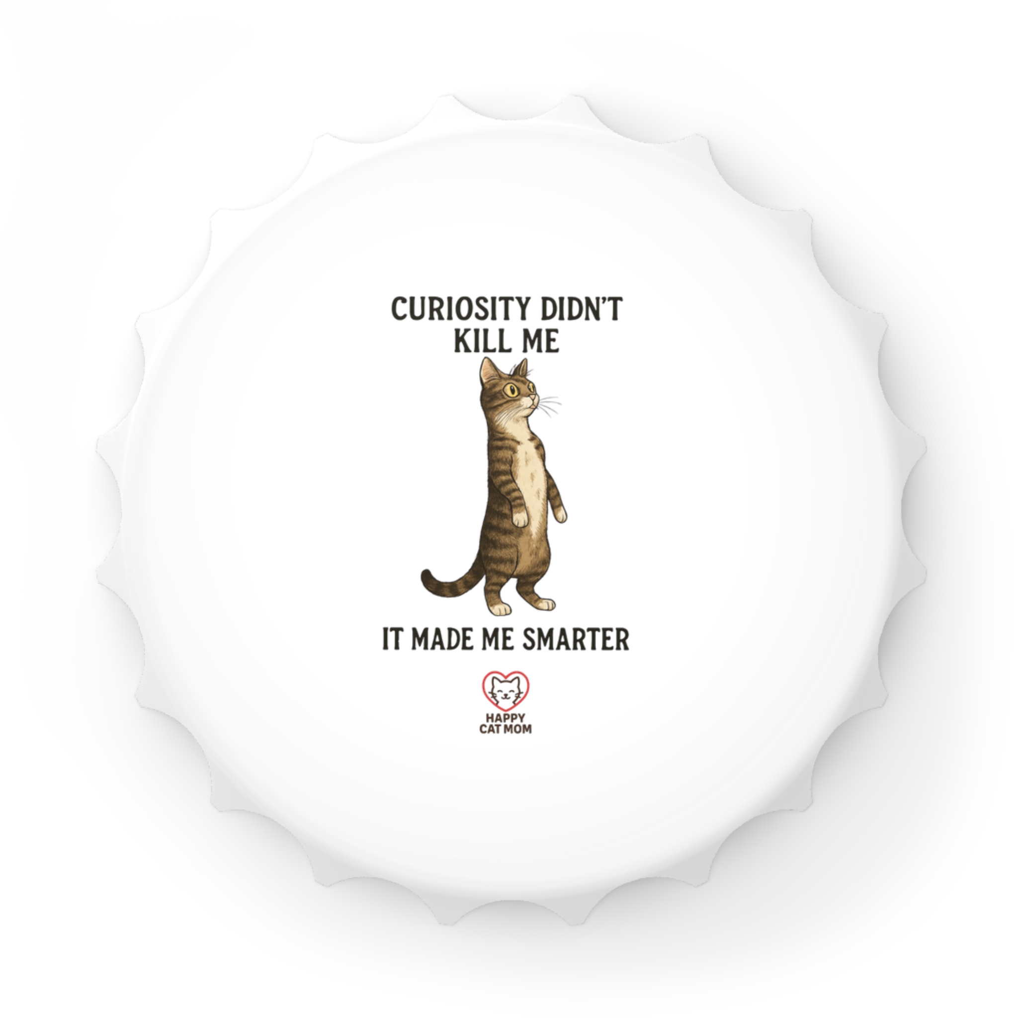 Cat-Themed Bottle Opener, Fun Kitchen Gadget, Pet Lover Gift, Unique Barware for Parties, Funny Cat Decor, My Cat's Cooler Than Your Ex