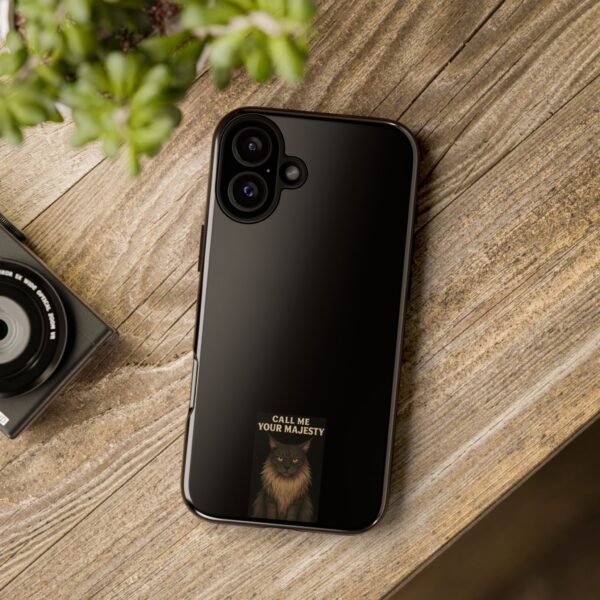 Sassy Cat Phone Case - Call Me Your Majesty, Cute Pet Lover Gift, Durable Case, Animal Lover Accessory, Birthday Gift for Cat Owners - Image 150