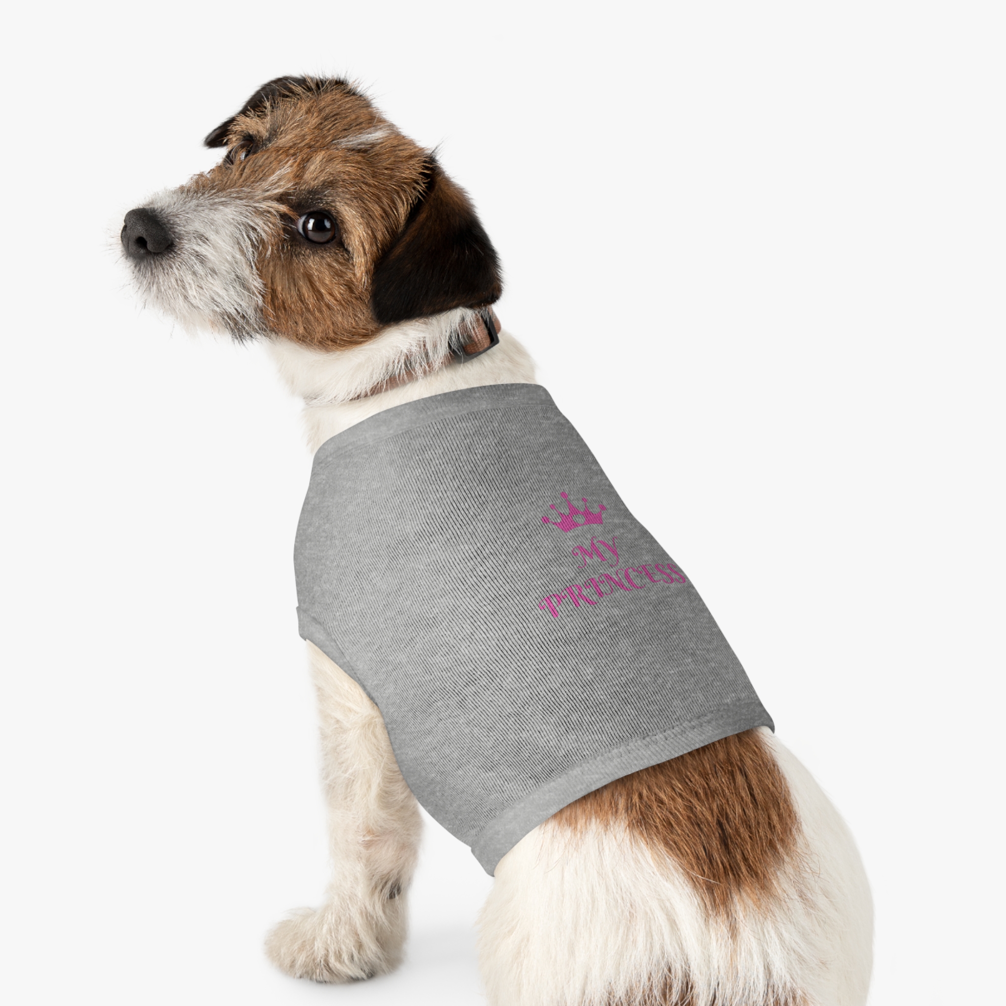 My Princess Pet Tank Top | Pink Crown Dog Shirt - Image 6