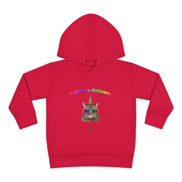 Believe in Caticorn Toddler Hoodie | Rainbow Cat Unicorn Pullover - Image 41