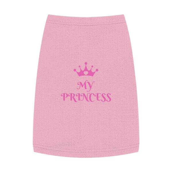 My Princess Pet Tank Top | Pink Crown Dog Shirt - Image 7