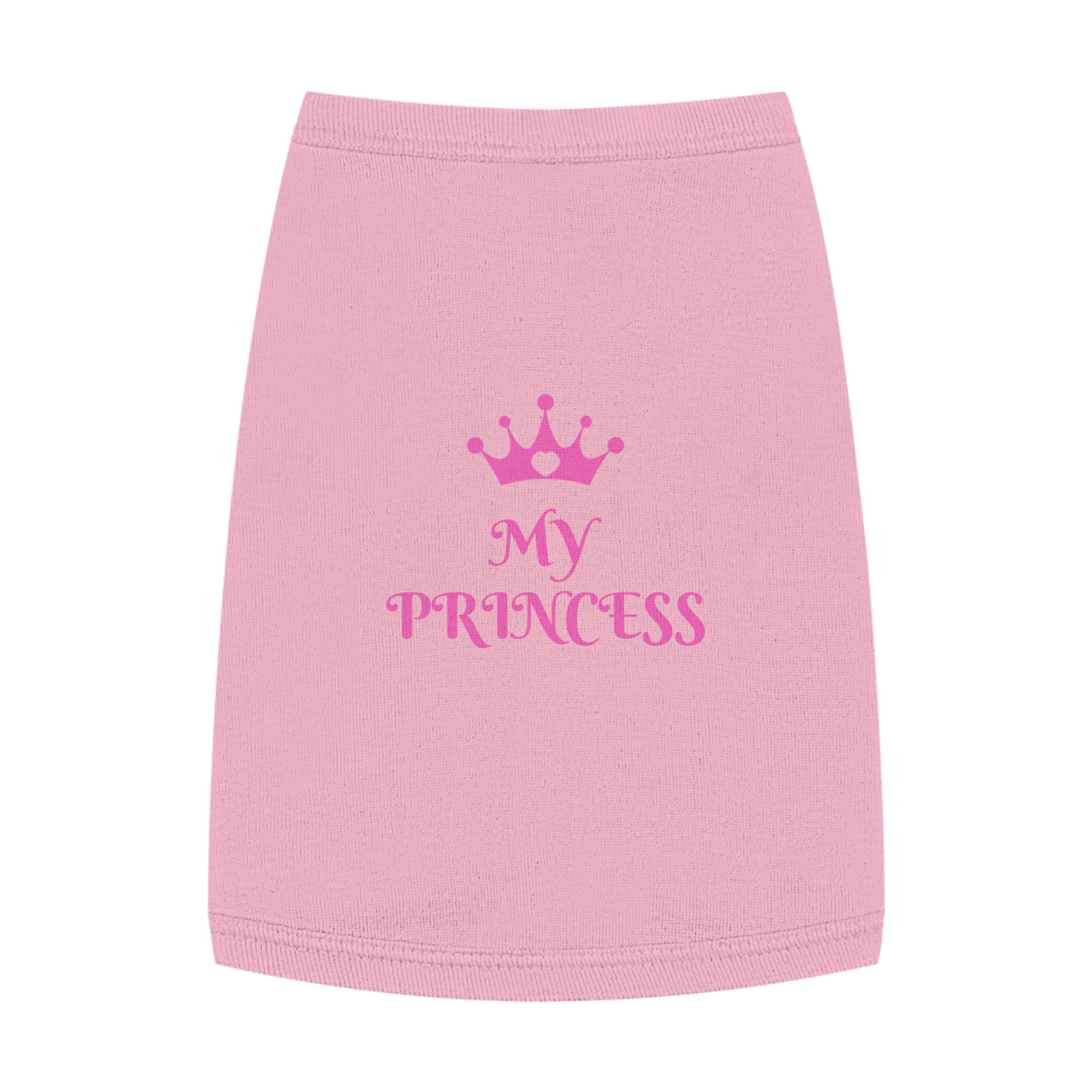 My Princess Pet Tank Top | Pink Crown Dog Shirt - Image 7