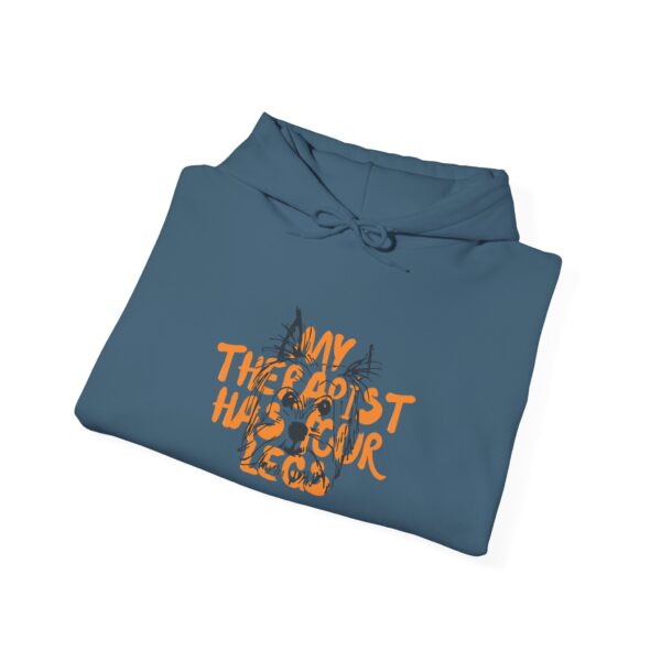 My Therapist Has Four Legs Hoodie | Dog Lover Paw Print Sweatshirt - Image 36