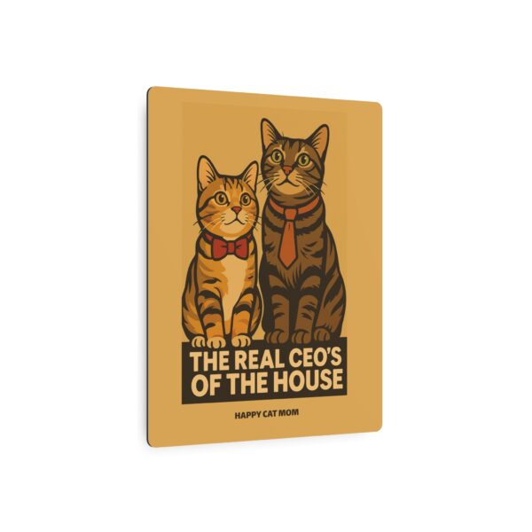 Metal Cat Art Sign, Home Decor, Gift for Cat Lovers, Funny Wall Decoration, Pet Owner Gift, Birthday Decor - Image 7