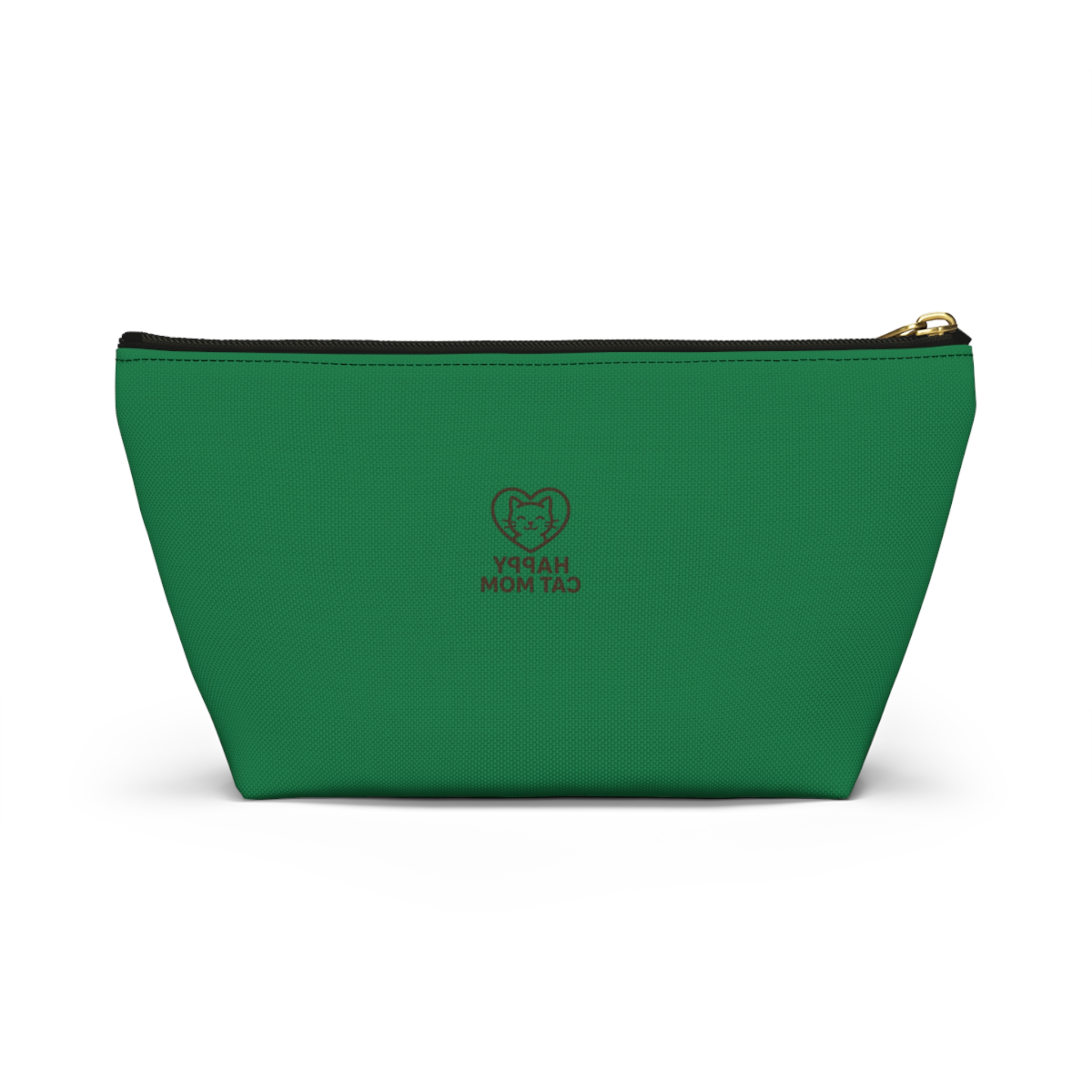 Cat Paw Hearts Accessory Pouch | Green T-Bottom Makeup Bag - Image 6