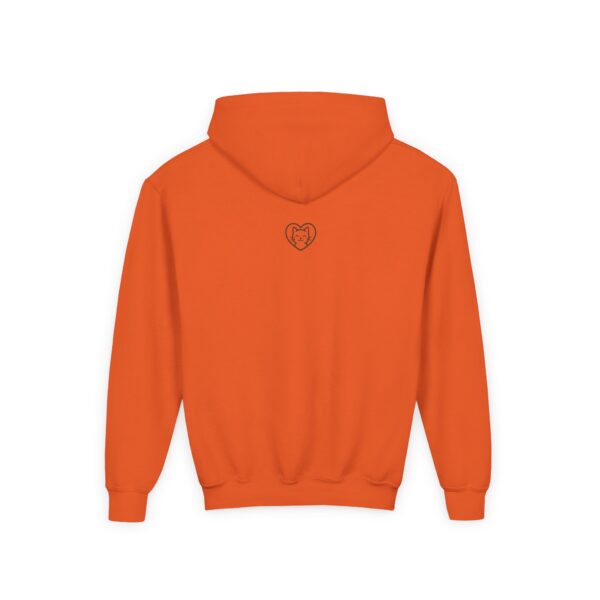 Unstoppable Cat Hoodie | Geometric Retro Collage Youth Sweatshirt - Image 10
