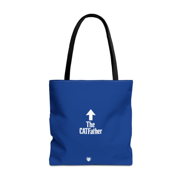 The CATFather Tote Bag | Funny Cat Lover Gift, Reusable Shopping Bag, Eco-Friendly Tote, Cat Dad Accessory, Purr-fect Pet Owner Present - Image 9