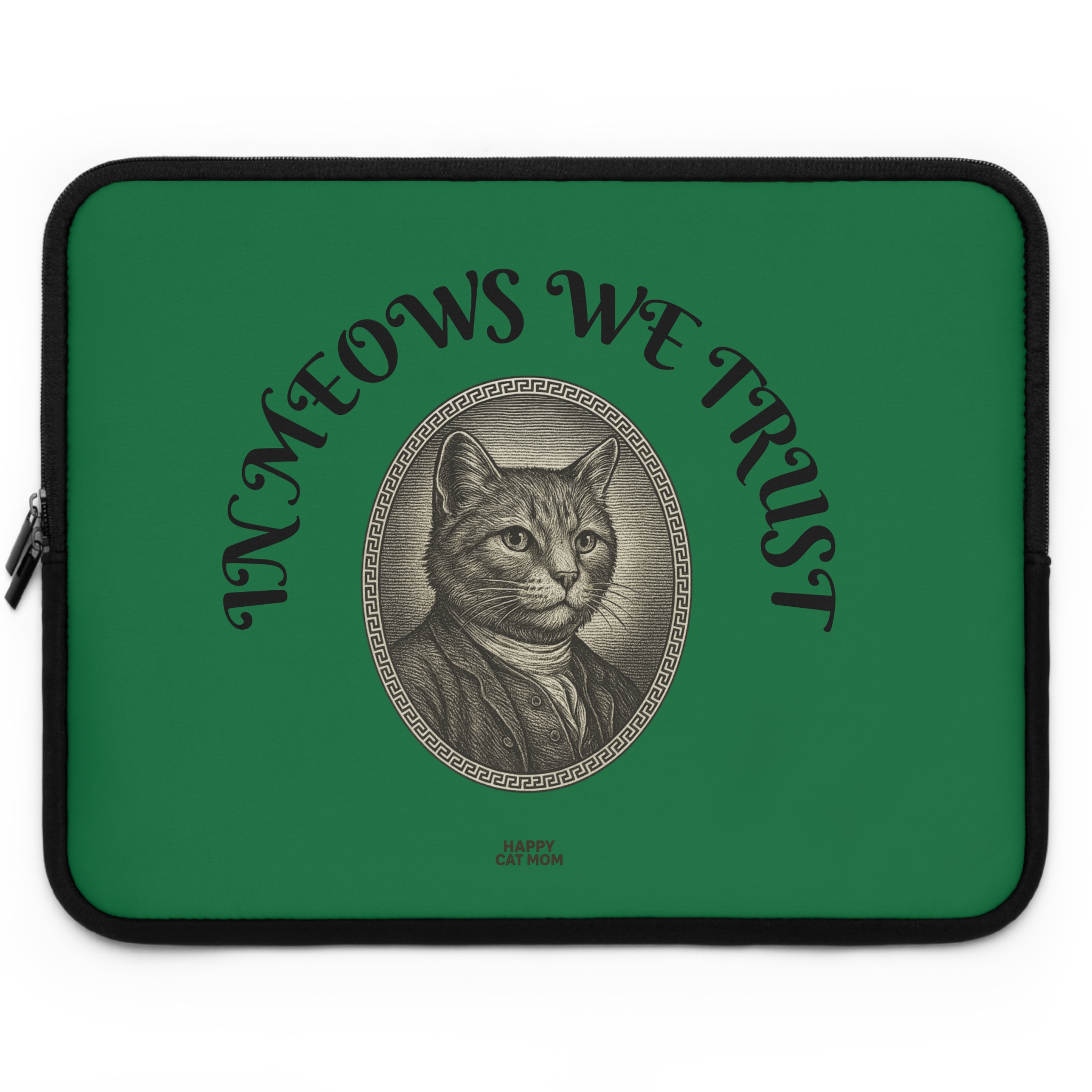 Laptop Sleeve- In Meows We Trust, Fun Tech Case, Stylish Computer Bag, Gift for Cat Lovers, Cute Accessory for Every Occasion, Laptop Protector - Image 17