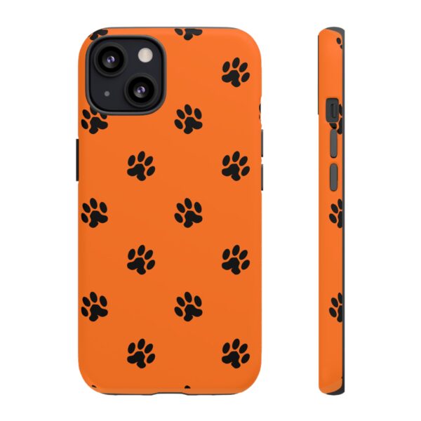 Orange Paw Print Phone Case | Tough Cases | Pet Lover Gift, Animal Print Cases, Unique Phone Cover, Fun Accessories, Birthday Gift - Image 27