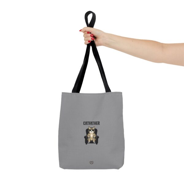 Funny Cat Tote Bag - Perfect for Cat Lovers, Gifts, Everyday Carry, Eco-Friendly Bag, Cute Cat Design - Image 4