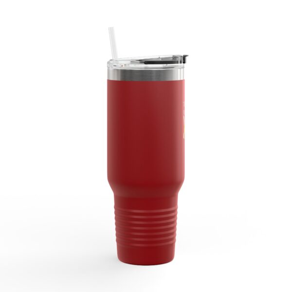 Too Cool To Be Bothered Cat 40oz Travel Mug | Insulated Tumbler - Image 5