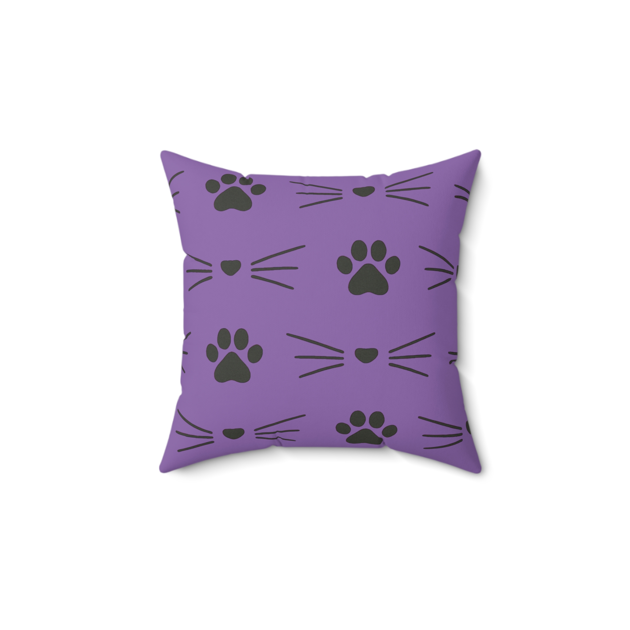 Cat Lover Faux Suede Square Pillow, Pet Decor, Cat Themed Gift, Cozy Home Accent, Valentine’s Day Gift, Animal Lover Pillow