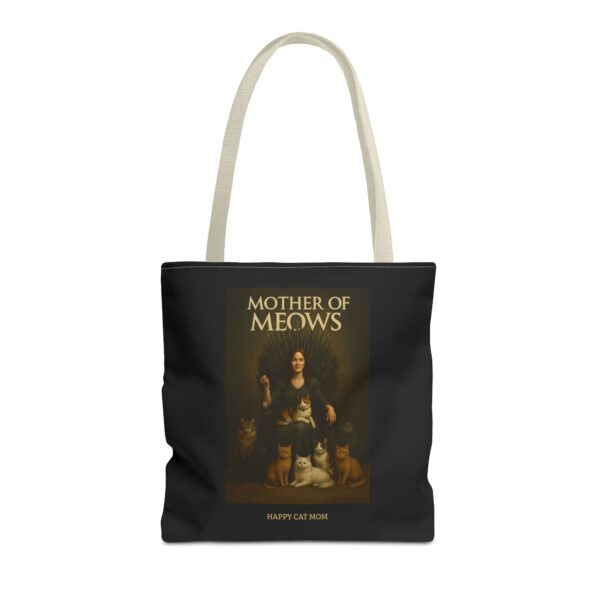 Mother of Meows Tote Bag, Cat Lovers Gift, Pet Mom Bag, Birthday Present, Animal Enthusiast, Fashionable Shopping Bag - Image 17