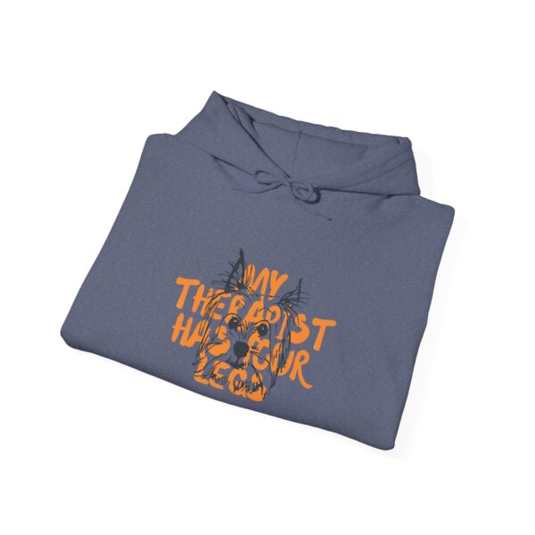 My Therapist Has Four Legs Hoodie | Dog Lover Paw Print Sweatshirt - Image 44