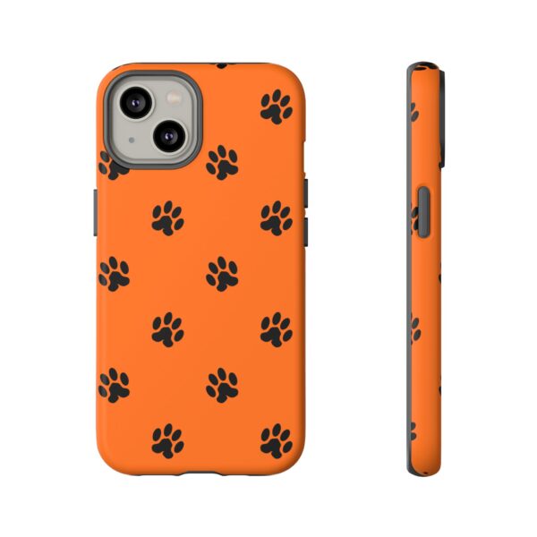 Orange Paw Print Phone Case | Tough Cases | Pet Lover Gift, Animal Print Cases, Unique Phone Cover, Fun Accessories, Birthday Gift - Image 77