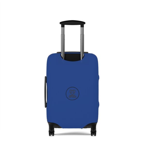 Traffic Light Luggage Cover | Colorful Stripes Suitcase Sleeve - Image 2