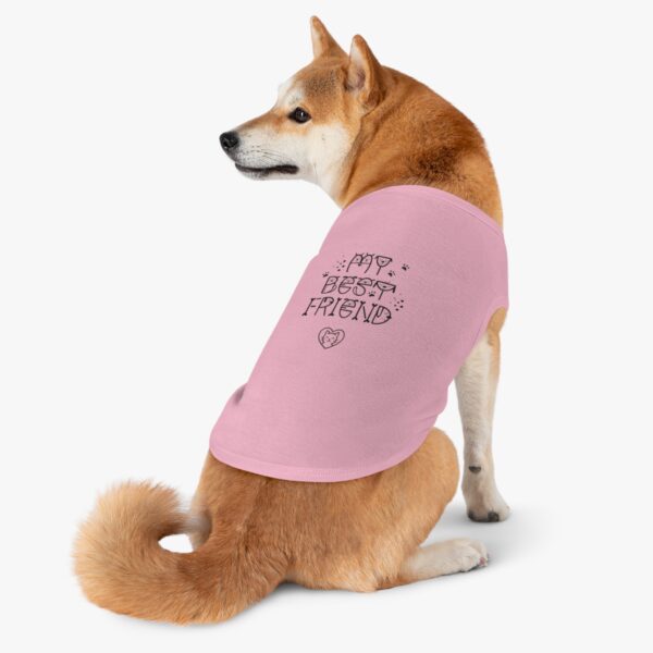 My Best Friend Pet Tank Top | Paw Heart Dog Cat Shirt - Image 6