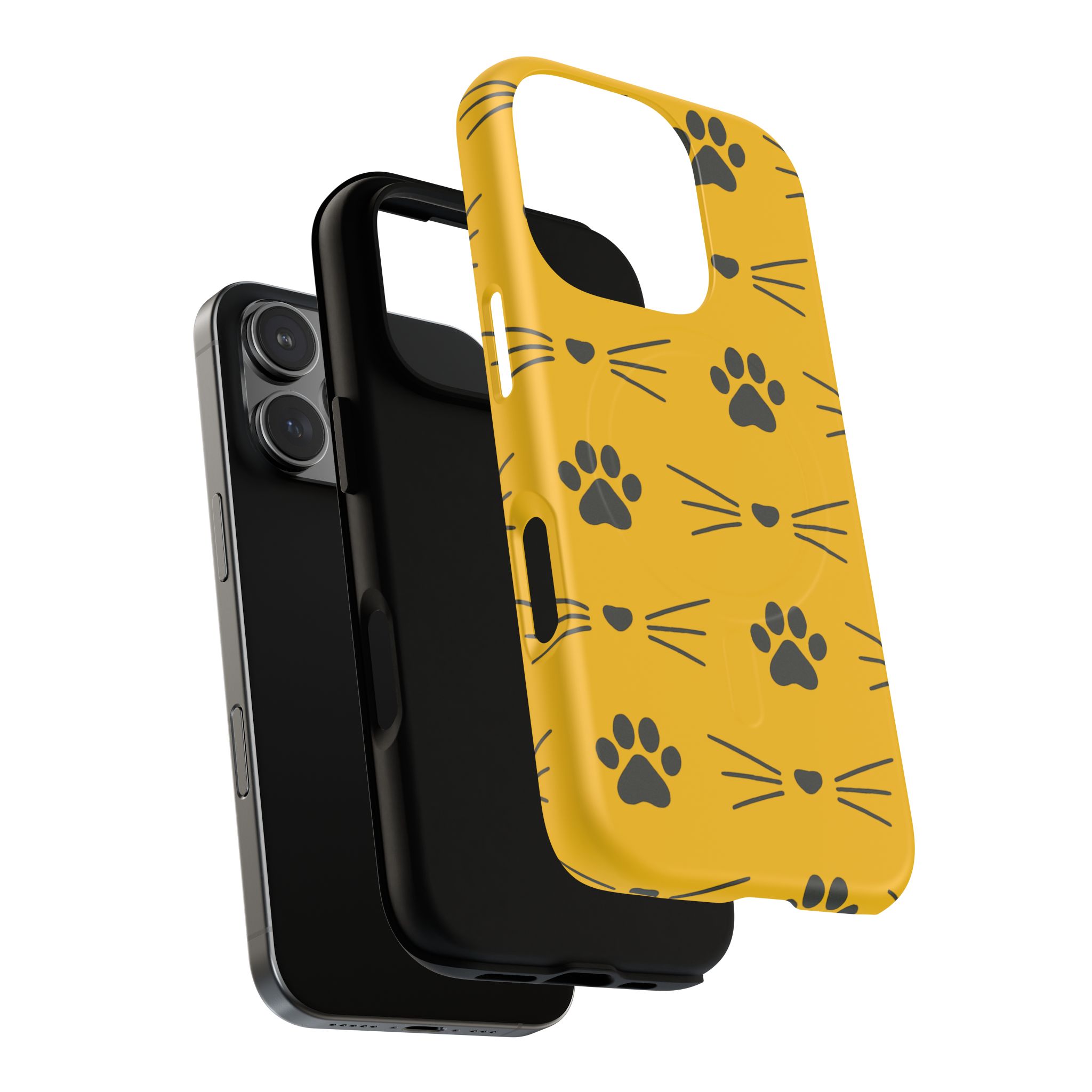 Sleek Cat Paw Magnetic Phone Case, Durable Pet Lover Accessory, Trendy Gift for Cat Owners, Protect Your Phone with Style - Image 54