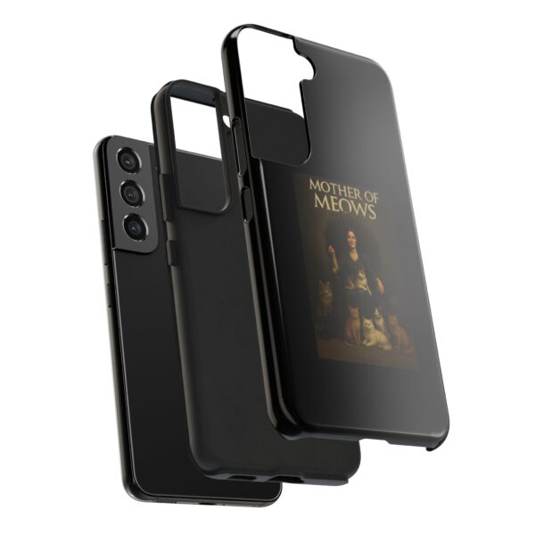 Tough Phone Cases featuring 'Mother of Meows' - Image 80