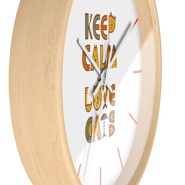 Copy of Funny Cat Wall Clock - Time is Running, Cat Decor, Unique Gift for Cat Lovers, Home Office Wall Art, Quirky Kitty Clock - Image 17