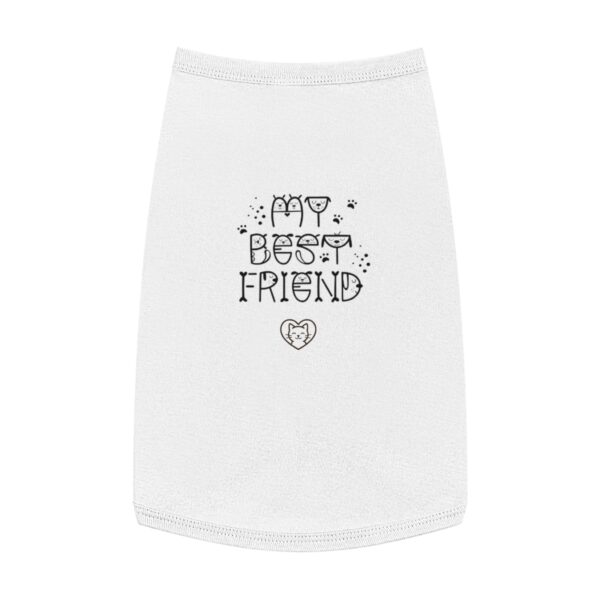 My Best Friend Pet Tank Top | Paw Heart Dog Cat Shirt - Image 7