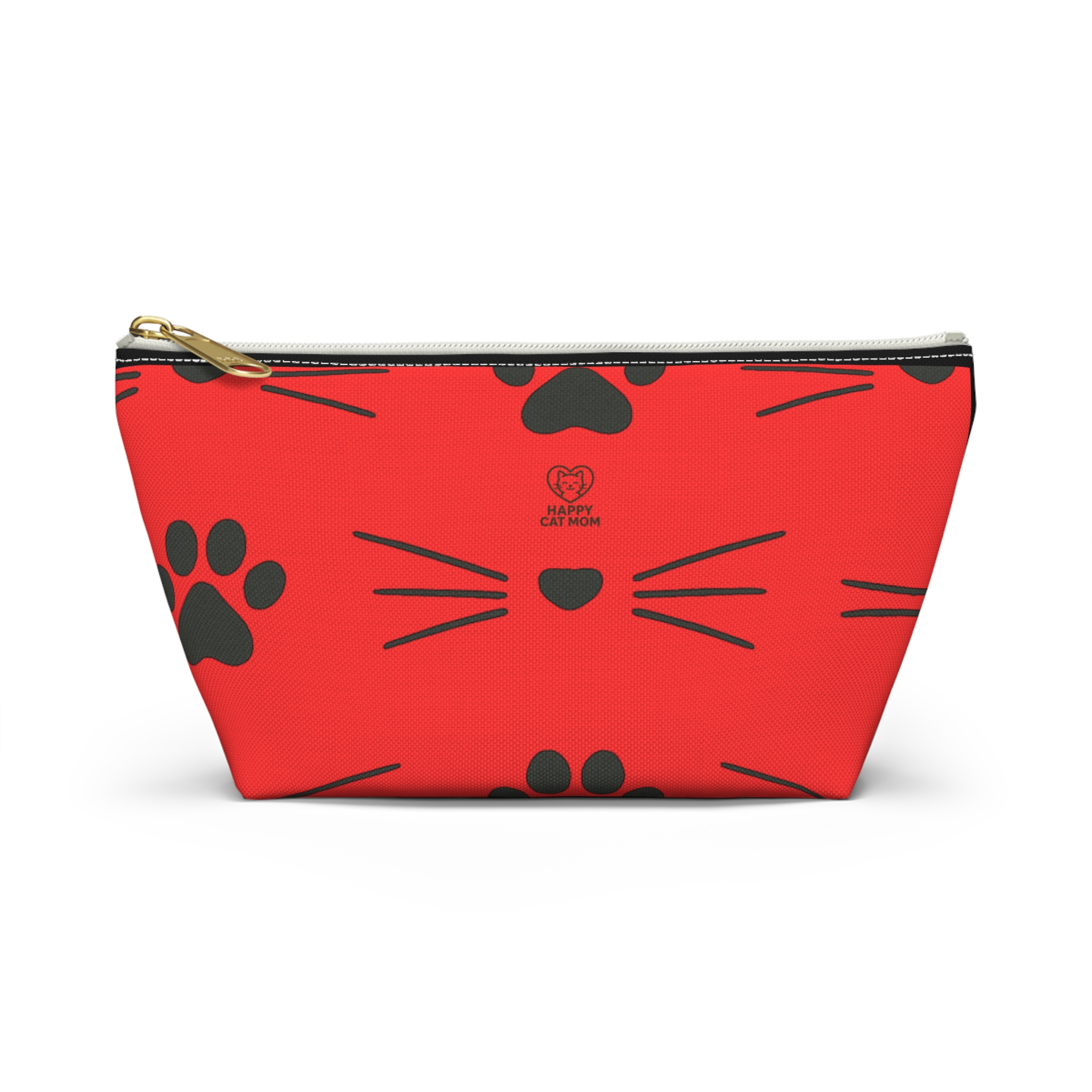 Cat Whiskers and Paw Print Accessory Pouch - Image 9