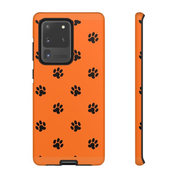 Orange Paw Print Phone Case | Tough Cases | Pet Lover Gift, Animal Print Cases, Unique Phone Cover, Fun Accessories, Birthday Gift - Image 14
