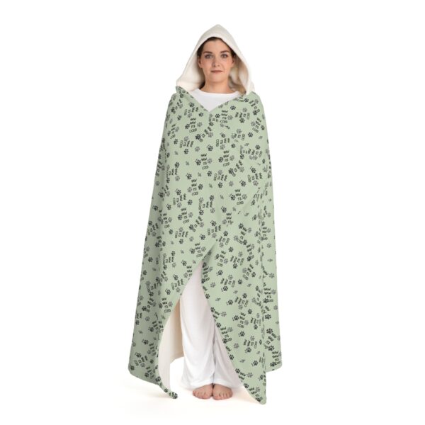 Cozy Hooded Sherpa Fleece Blanket | Warm Throw for Winter Nights, Ideal Gift for Relaxation, Camping, & Movie Nights - Image 2