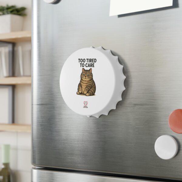 Cat-Themed Bottle Opener, Fun Kitchen Gadget, Pet Lover Gift, Unique Barware for Parties, Funny Cat Decor, My Cat's Cooler Than Your Ex - Image 4