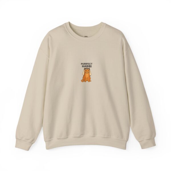 Cozy Unisex Crewneck Sweatshirt - Perfect Habit Design, Gift for Pet Lovers, Casual Wear, Layering Essential, Fall Fashion - Image 9