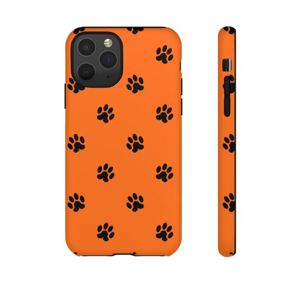 Orange Paw Print Phone Case | Tough Cases | Pet Lover Gift, Animal Print Cases, Unique Phone Cover, Fun Accessories, Birthday Gift - Image 10
