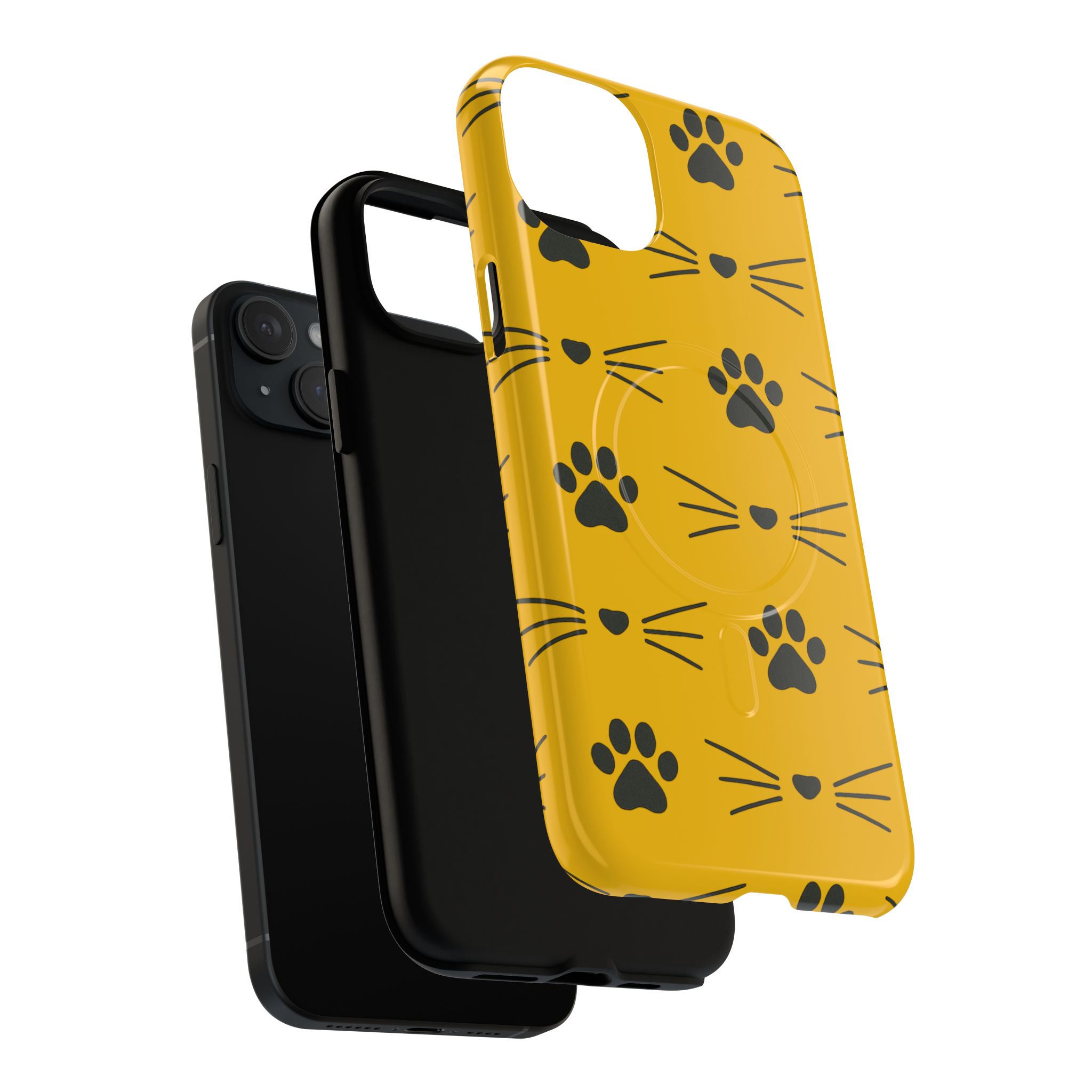 Sleek Cat Paw Magnetic Phone Case, Durable Pet Lover Accessory, Trendy Gift for Cat Owners, Protect Your Phone with Style - Image 15