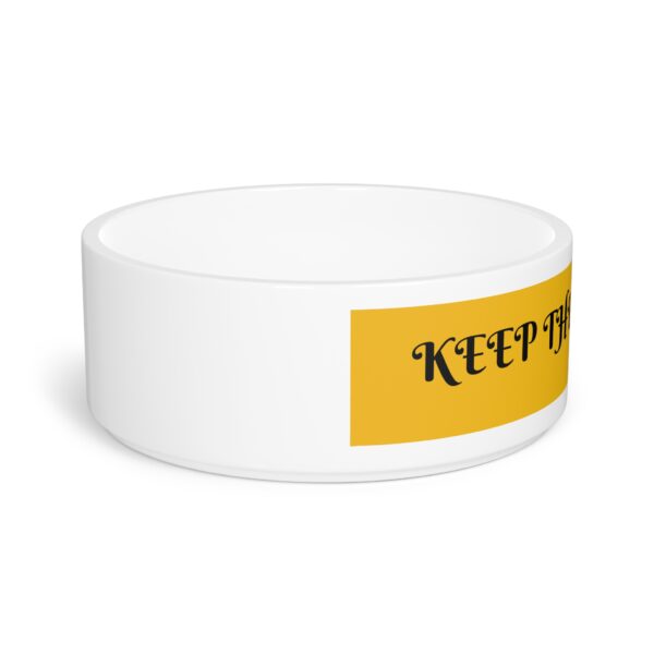 Fun Pet Bowl, Keep the Bowl Full, Dog Dish, Cat Bowl, Pet Lover Gift, Cute Pet Essentials - Image 2