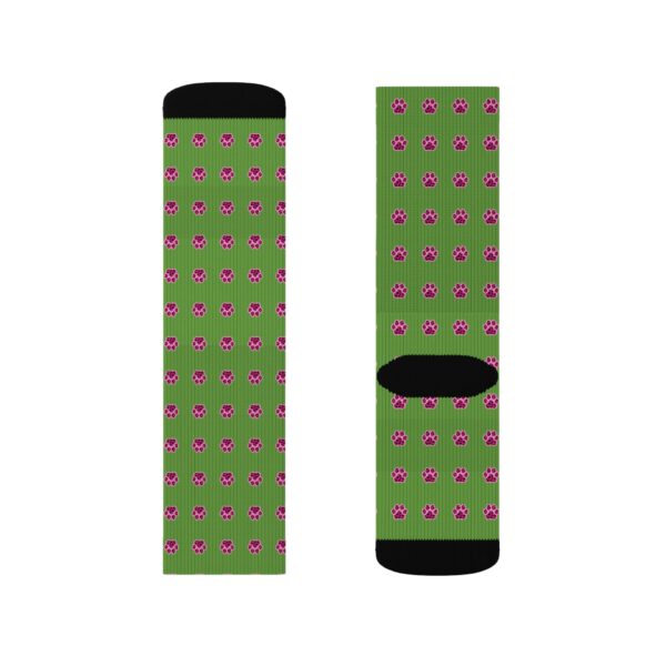 Playful Cat Lover's Sublimation Socks | Cute Meow Patterns | Cozy Gift for Pet Owners | Fun Sock Gift for Holidays, Birthdays - Image 11
