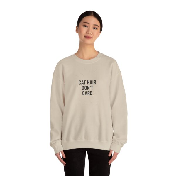 Cozy Cat Lover's Crewneck Sweatshirt, Perfect Gift for Cat Owners, Relaxed Fit for Home, Casual Wear, Gift for Cat Lovers - Image 12