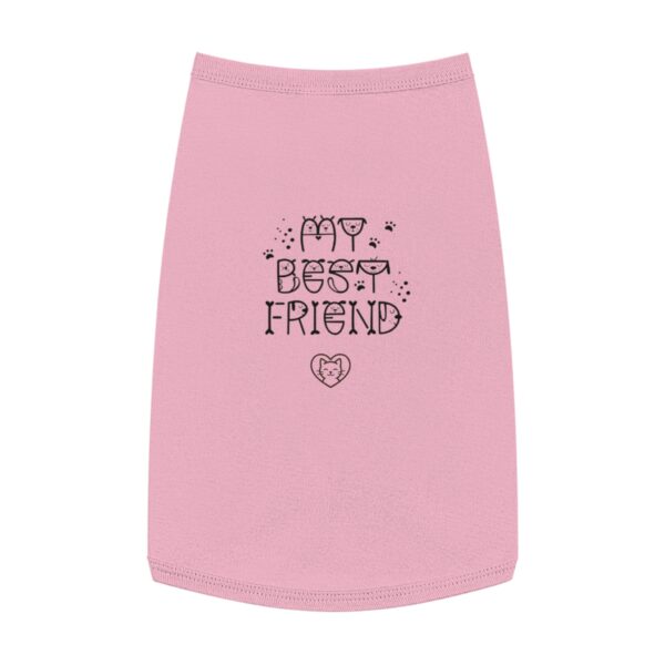 My Best Friend Pet Tank Top | Paw Heart Dog Cat Shirt - Image 4