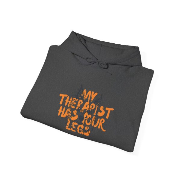 My Therapist Has Four Legs Hoodie | Dog Lover Paw Print Sweatshirt - Image 32