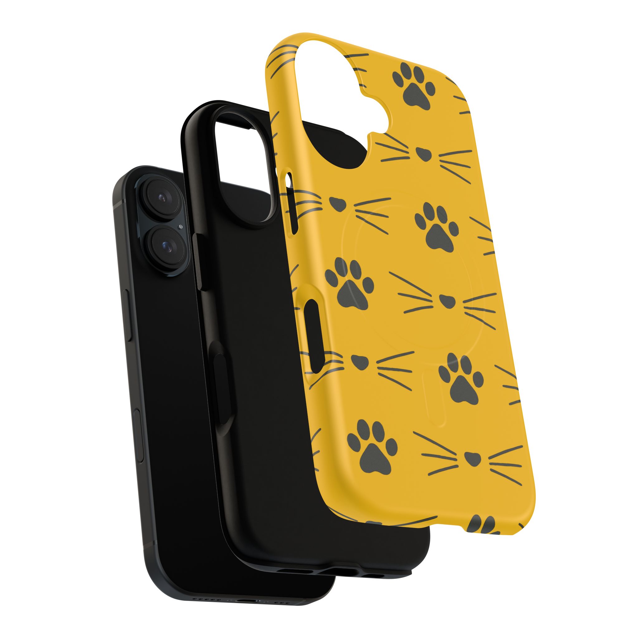 Sleek Cat Paw Magnetic Phone Case, Durable Pet Lover Accessory, Trendy Gift for Cat Owners, Protect Your Phone with Style - Image 66
