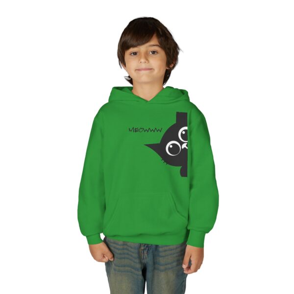 Peekaboo Cat Hoodie | Kids Pullover Hooded Sweatshirt - Image 27