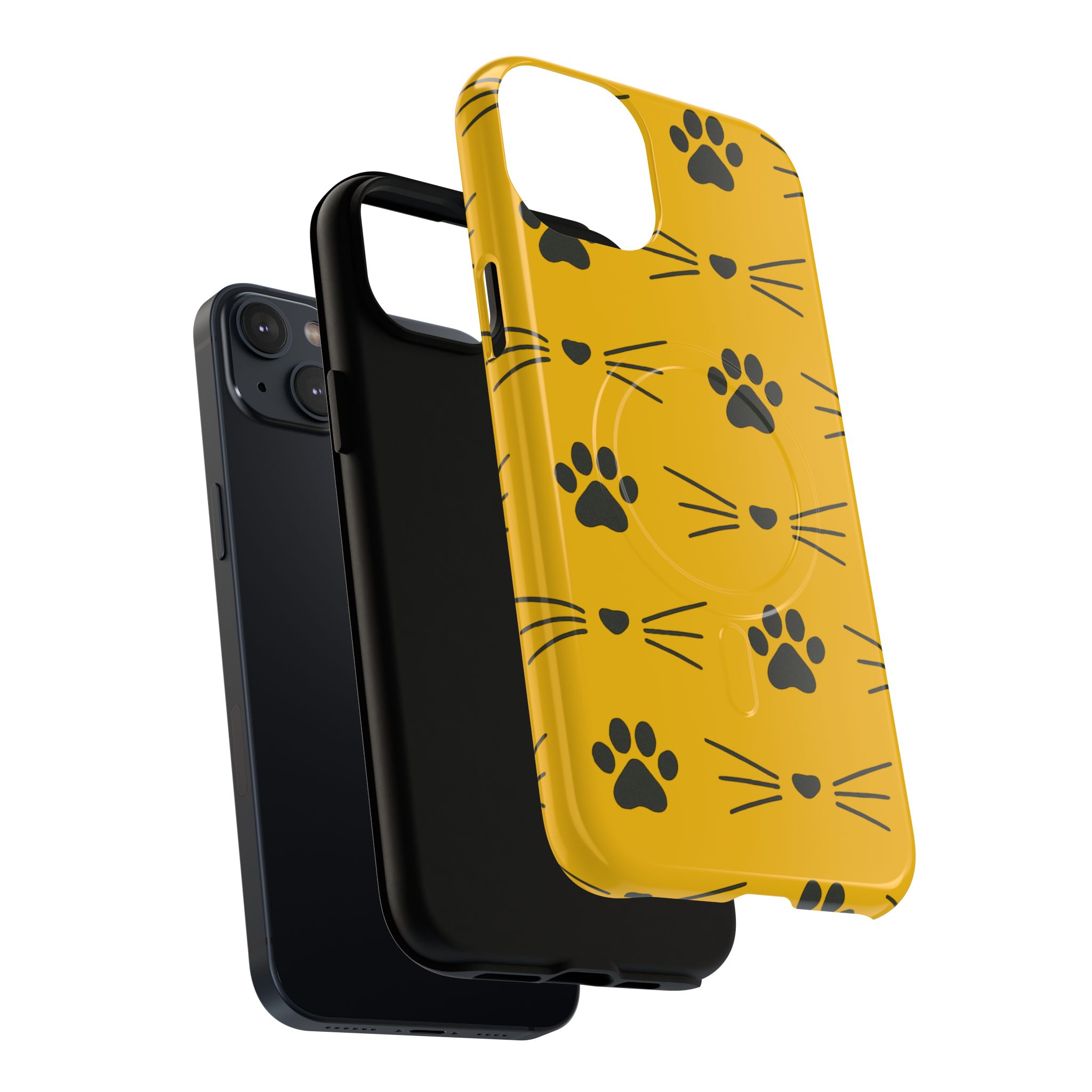 Sleek Cat Paw Magnetic Phone Case, Durable Pet Lover Accessory, Trendy Gift for Cat Owners, Protect Your Phone with Style - Image 39