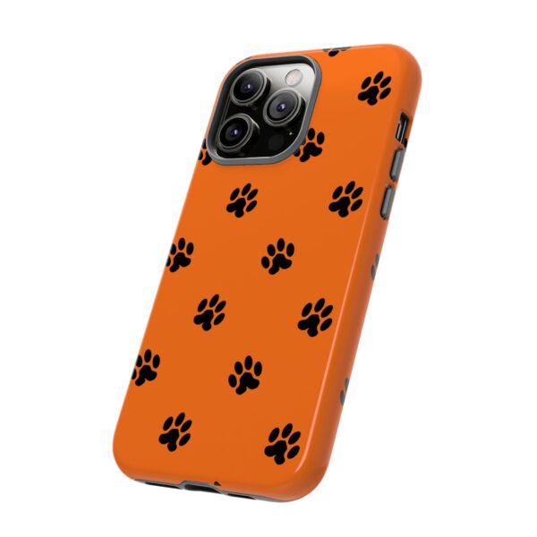 Orange Paw Print Phone Case | Tough Cases | Pet Lover Gift, Animal Print Cases, Unique Phone Cover, Fun Accessories, Birthday Gift - Image 98