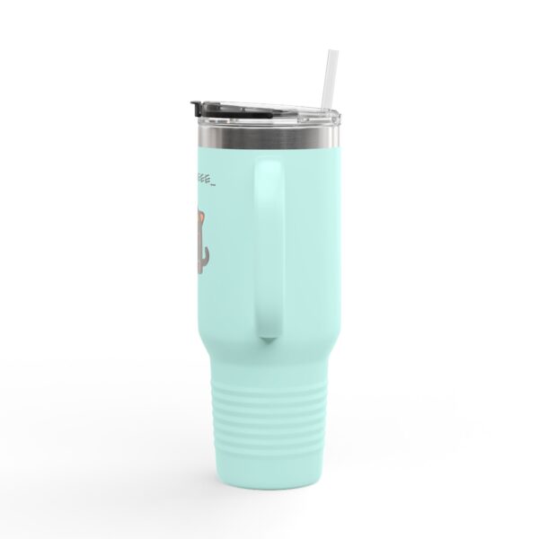 Black Cat Halloween Illustration Travel Mug | 40oz Insulated Tumbler - Image 15