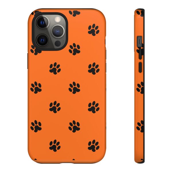 Orange Paw Print Phone Case | Tough Cases | Pet Lover Gift, Animal Print Cases, Unique Phone Cover, Fun Accessories, Birthday Gift - Image 23