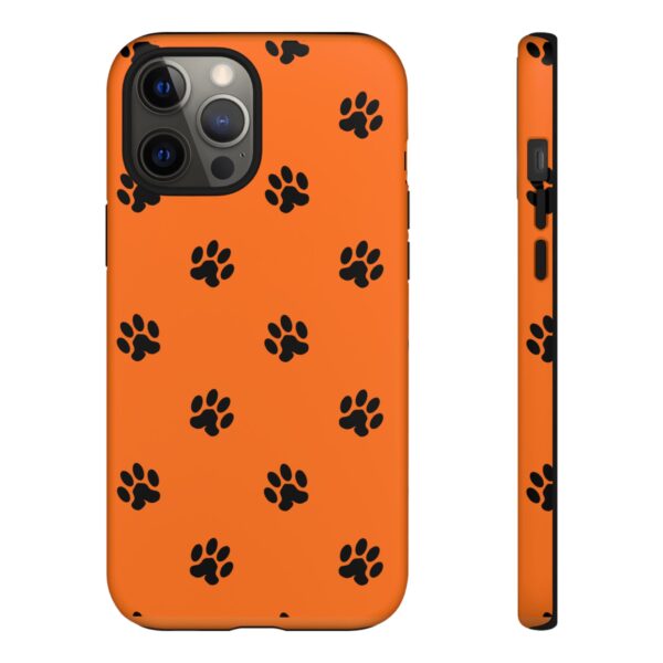 Orange Paw Print Phone Case | Tough Cases | Pet Lover Gift, Animal Print Cases, Unique Phone Cover, Fun Accessories, Birthday Gift - Image 24