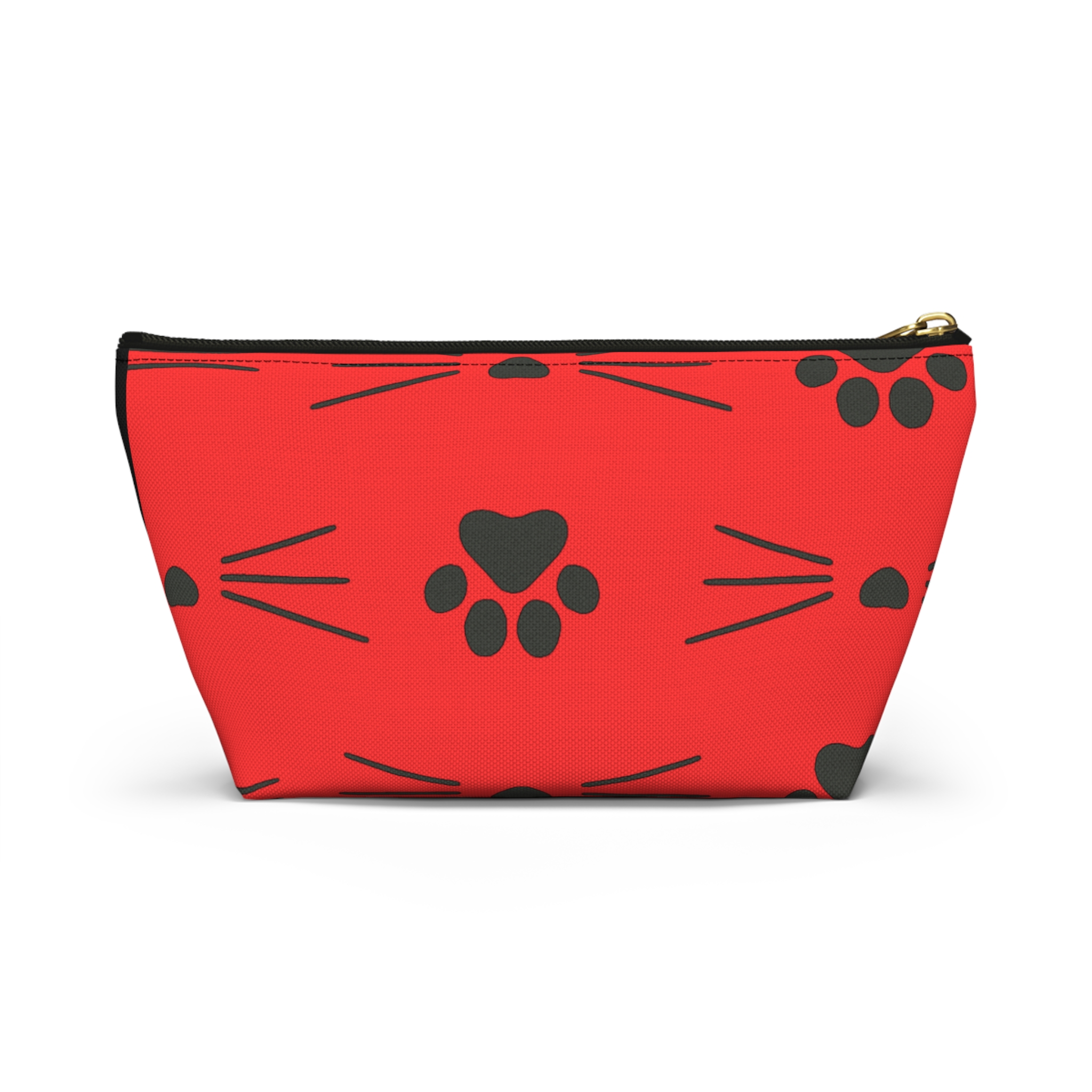 Cat Whiskers and Paw Print Accessory Pouch - Image 6